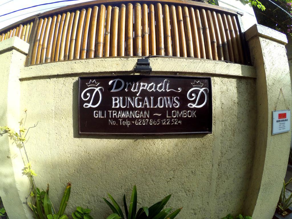 Drupadi Bungalows Gili Trawangan Exterior photo